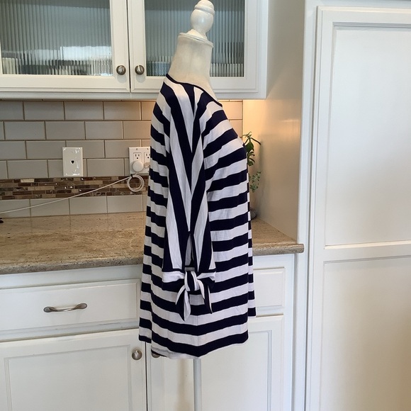 Soft Surroundings Navy and White Striped Women's Top Size Small - Picture 4 of 10